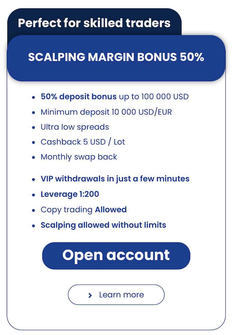 FXCentrum - 50% Scalping Margin Bonus